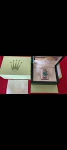 Relgio Rolex Datejust Automtico Fundo Verde A Prova Dgua Completo