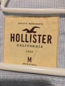 Camisa Social Hollister Califrnia