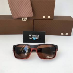 culos De Sol Oakley Twoface Matte Brown Lentes Polarizadas