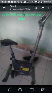 Vendo Bicicleta Argometrica Valor 280 Reais Fucionado Perfeitamente