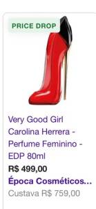 Perfume Importado Very Good Girl