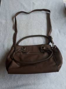 Bolsa Satchel Marrom