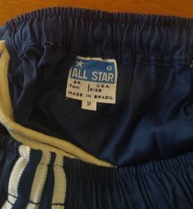 Shorts Calo Original Anos 80 All Star