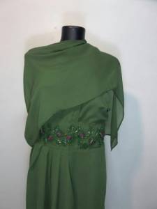 Vestido Seda Verde G