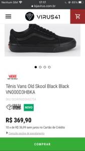 Vans Old Skool Black 41 Original