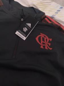 Moletom Adidas Treino Flamengo Cinza Original!!!