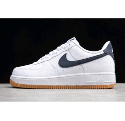 Nike Air Force Branco Preto Courino