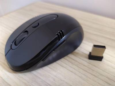 Mouse Sem Fio Dpi 3 Velocidades E 6 Botes