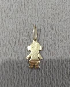 Pingente Ouro 18k Menina