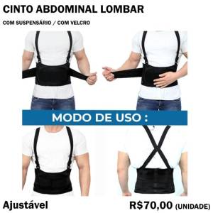 Cinto Abdominal Lombar Colete De Postura