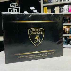 Perfume Original Importado Lamborghini Automobili 100ml Kit Gel Pos Barba