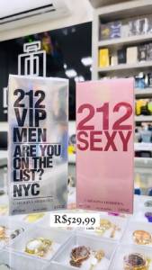 Perfume 212 Vip Men Nyc Ou 212 Sexy Feminino Carolina Herrera 100 Ml