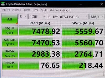 M2 Nvme Netac N7000, 1 Tera, At 7400 Mb/s, Original, Lacrado, Ps5 E Computador