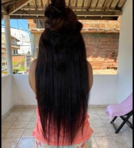 Cabelo Humano  70cm Tic Tac