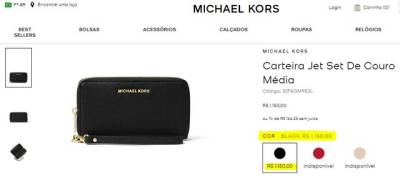 Carteira De Couro Michael Kors