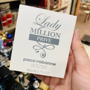 Perfume Lady Million Prive Edp 80ml Paco Rabanne Perfume Original Tester