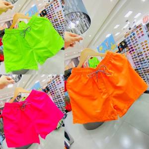 Bermuda Neon Fluorescente Short Laranjado Verde Limo Rosa Pink Festa Neon