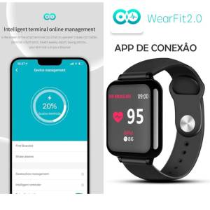 Smartwatch B57 App Wearfit 2.0