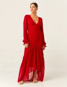 Vestido Longo Vermelho