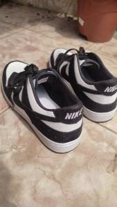 Nike Dunk Preto 43 E All Star Branco De Couro 40