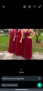 Vestido Longo Vinho Marsala