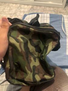 Bolsa De Viagem Camuflada, De Bom Tamanho E Boa Condio