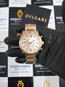 Relgio Bvlgari Diagono Rose Fundo Branco