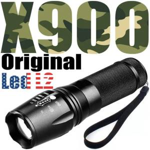 Lanterna Ttica Militar X900 Recarregvel Police Com Zoom