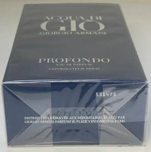 Perfume Acqua Di Gio Profondo De Giorgio Armani 125ml Importado