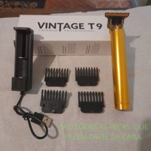 Mquina De Acabamento Vintage T9 Cordeless Clipper