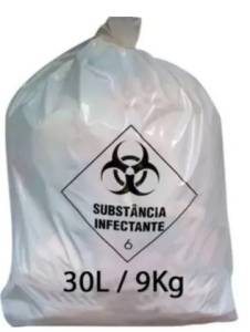 Saco Lixo Hospitalar Resduo Infectante 30 Lt C/100 Un