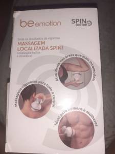 Massageador Novo,marca Beemotion Spin Doctor