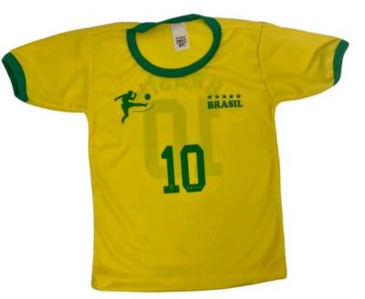 Camisa Infantil Brasil Tamanho 1 Ao 10 Anos