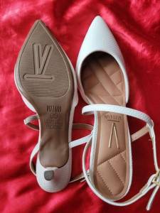 Scarpin Vizzano Off White 36