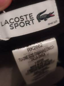 Bon Lacoste Sport Preto 21 22 Original Na Tag