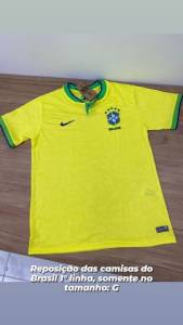 Camisa Do Brasil 1 Linha