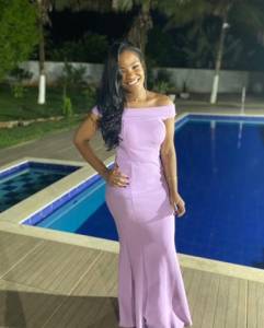 Vestido Longo Lilas