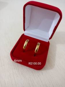 Par De 4mm Por R$100.00