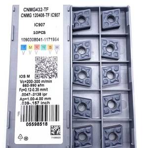 Pastilha Cnmg 120408-tf Ic907 Iscar