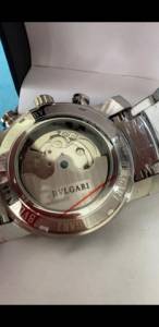 Relgio Bvlgari Iron Man Automtico Prateado A Prova Dgua