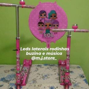 Patinete Infantil Reforado Com Leds E Msica