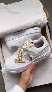 Air Force 1 Pixel Gold Chain