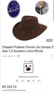 Chapu Pralana Gusttavo Lima