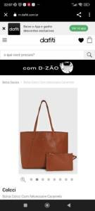 Bolsa Colcci Com Ncessaire Caramelo br  br