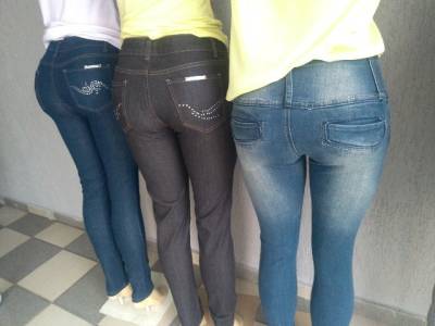 Lote De Calas E Shorts Jeans Novas 650 Peas