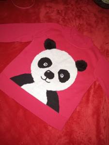 Blusa De Panda Rosa