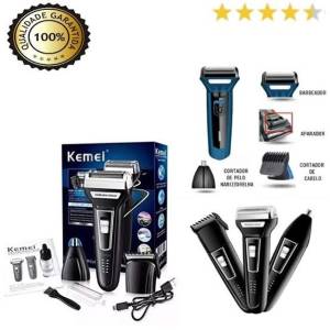 Aparelho De Barbear 3 Em 1 Barba E Cabelo Shaver Bivolt Km-6776