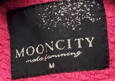 Jaqueta  Rosa Chiclete Da Mooncity  Tam 40