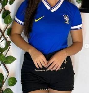 Camisa Brasil Feminina