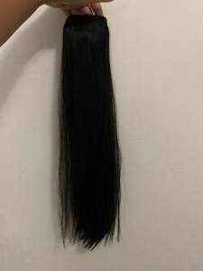 Aplique Rabo De Cavalo Cabelo Bio Orgnico 55cm